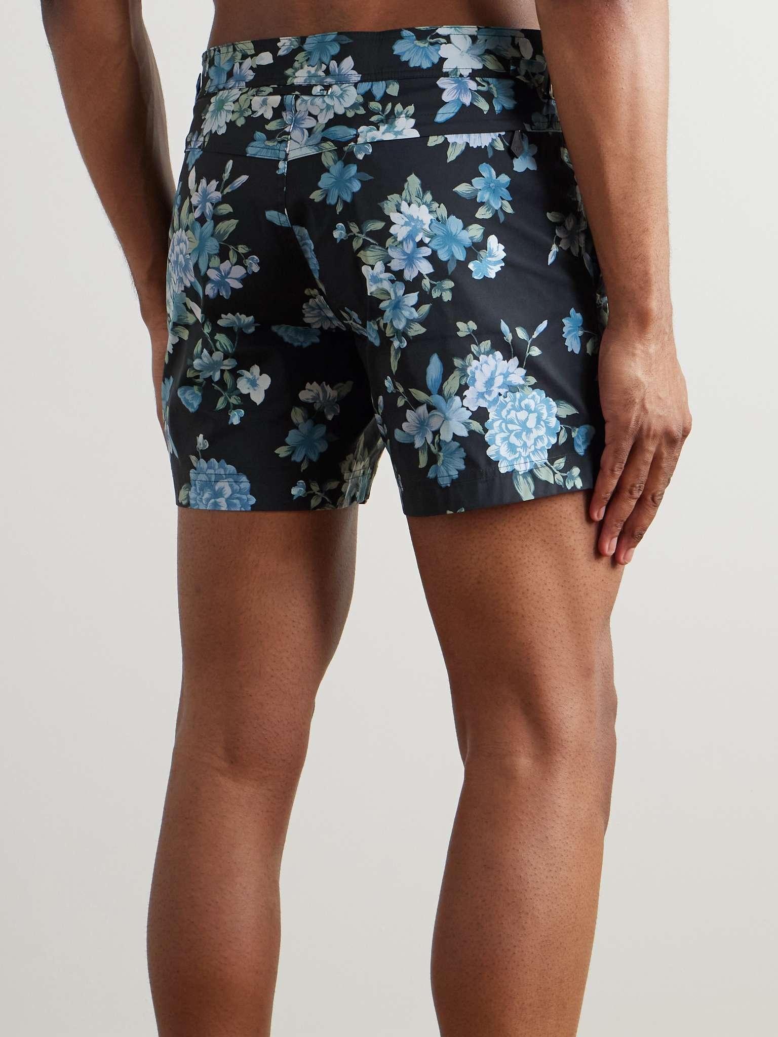 Hendrix Slim-Fit Short-Length Floral-Print Swim Shorts - 3