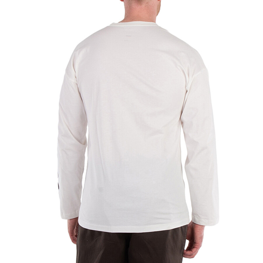 OAMC Men's Off White Graphic-Print Long-Sleeved T-Shirt - 6