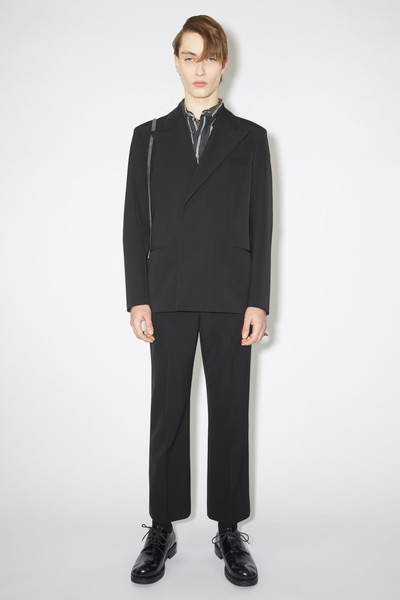 Acne Studios Regular fit suit jacket - Black outlook