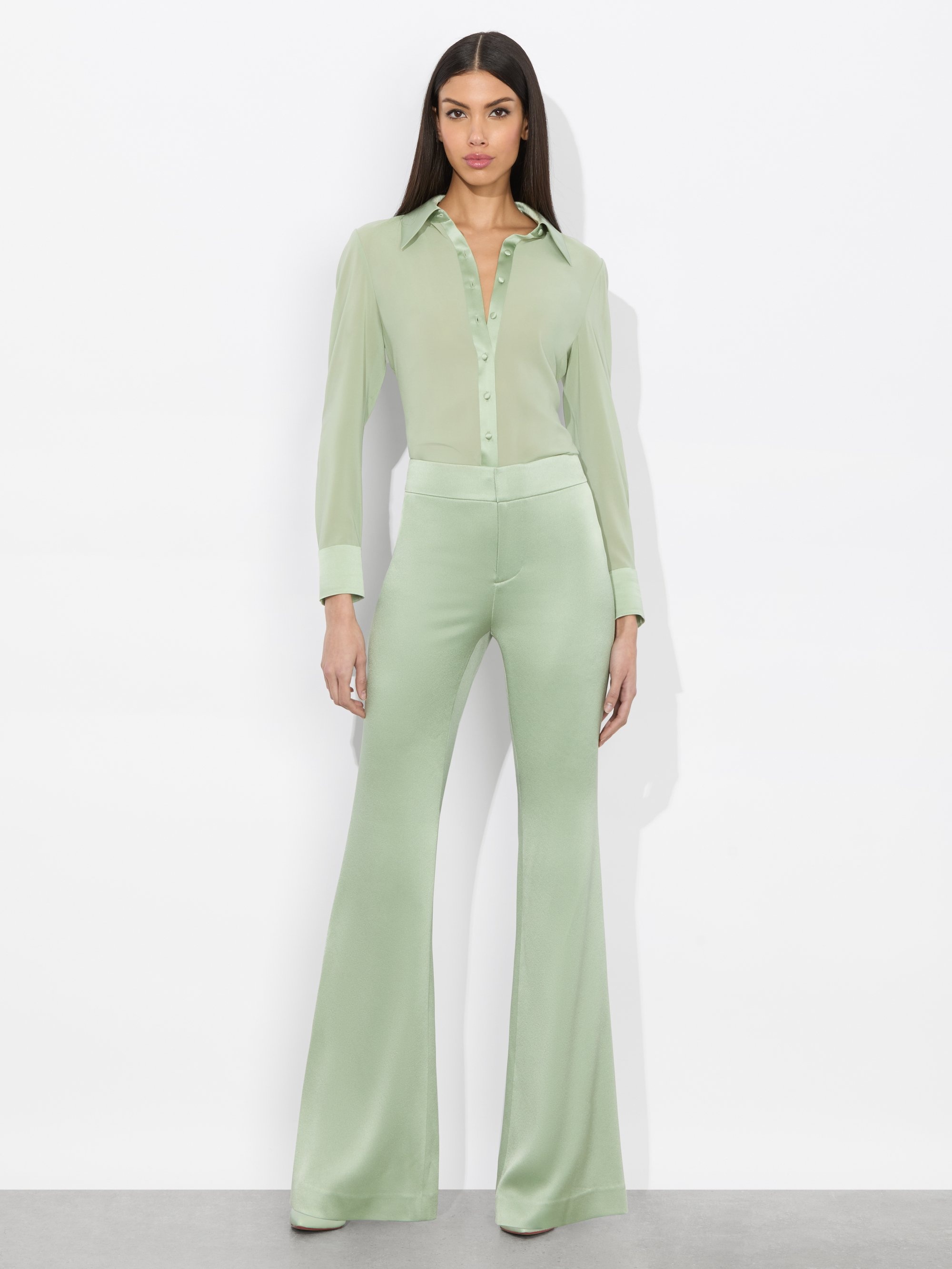 WILLA 70S COLLAR SILK BLOUSE - 3