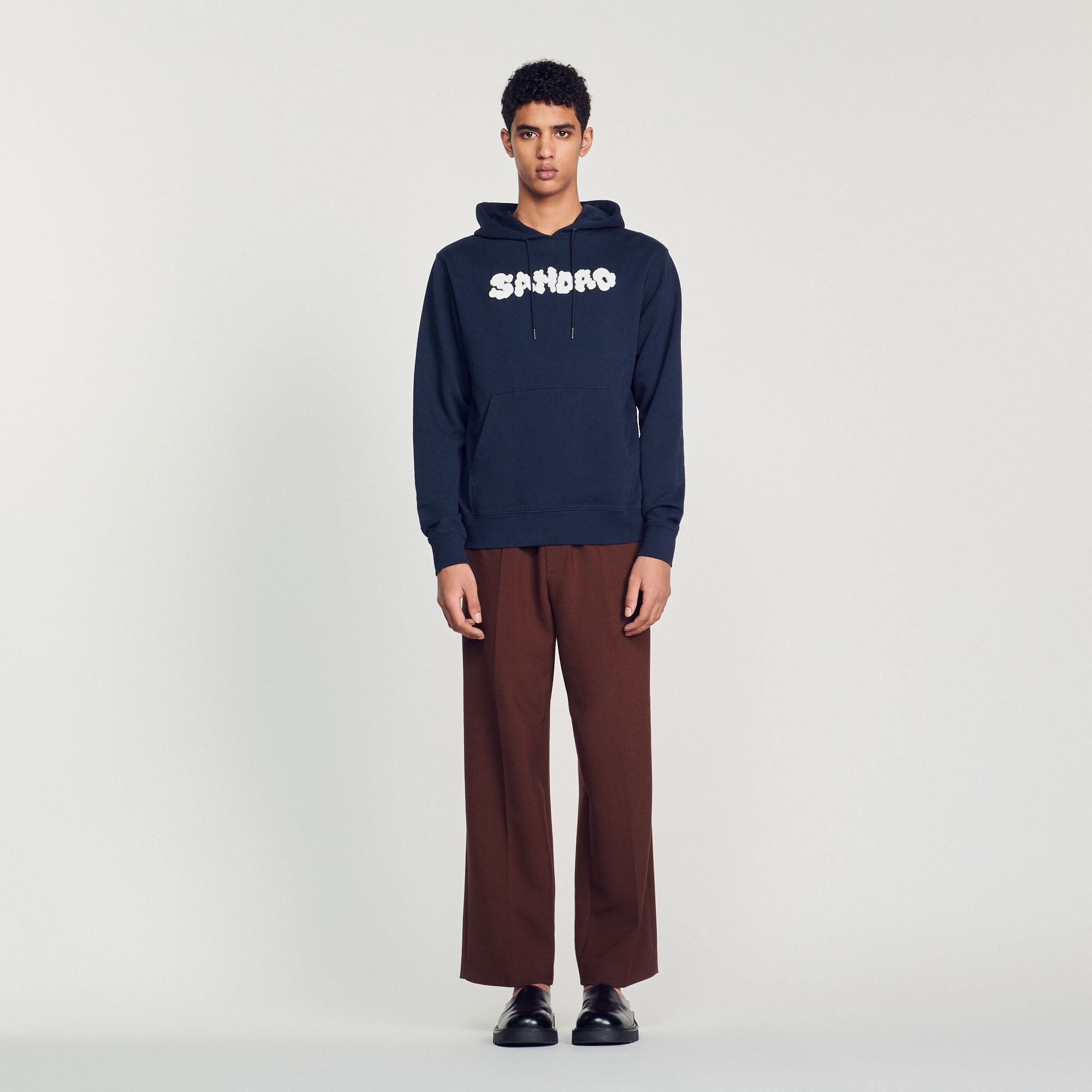 Embroidered Sandro hoodie - 3