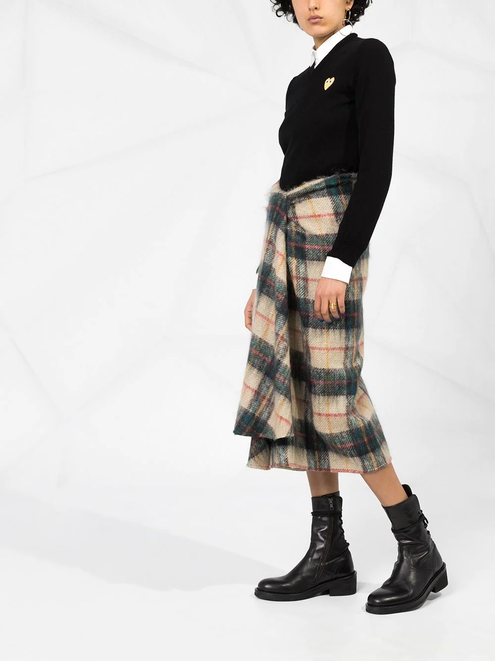 long sleeve V-neck sweater - 4