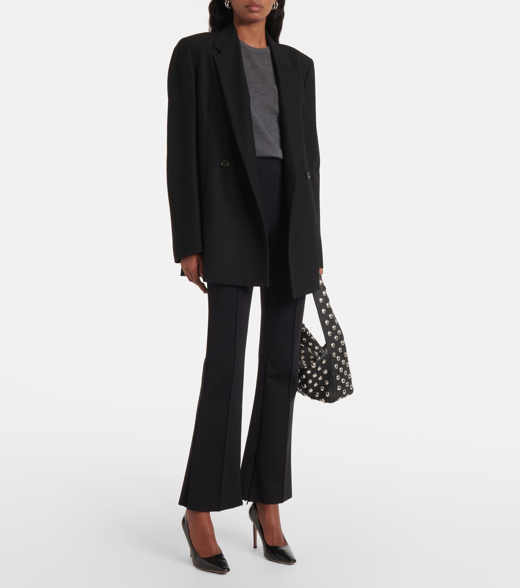 Scuba high-rise flared pants - 2