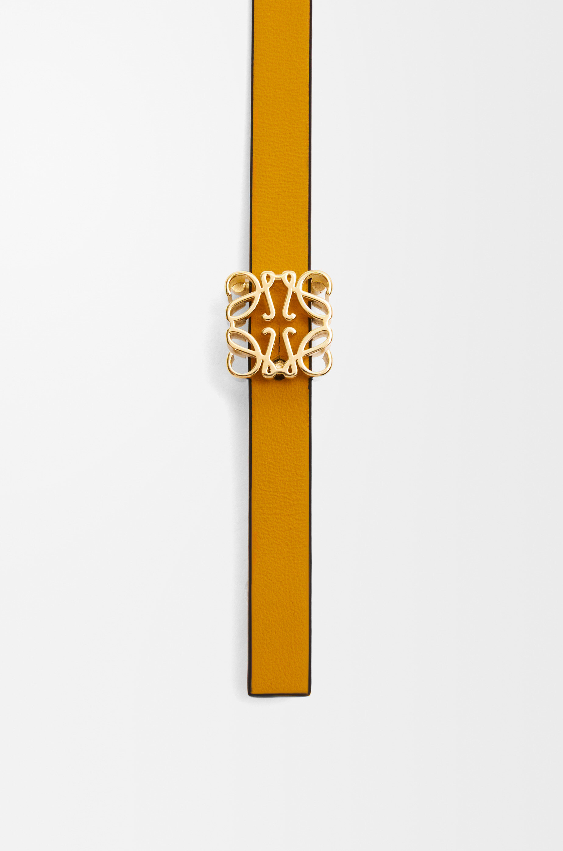 Reversible Anagram cube belt in smooth calfskin - 4