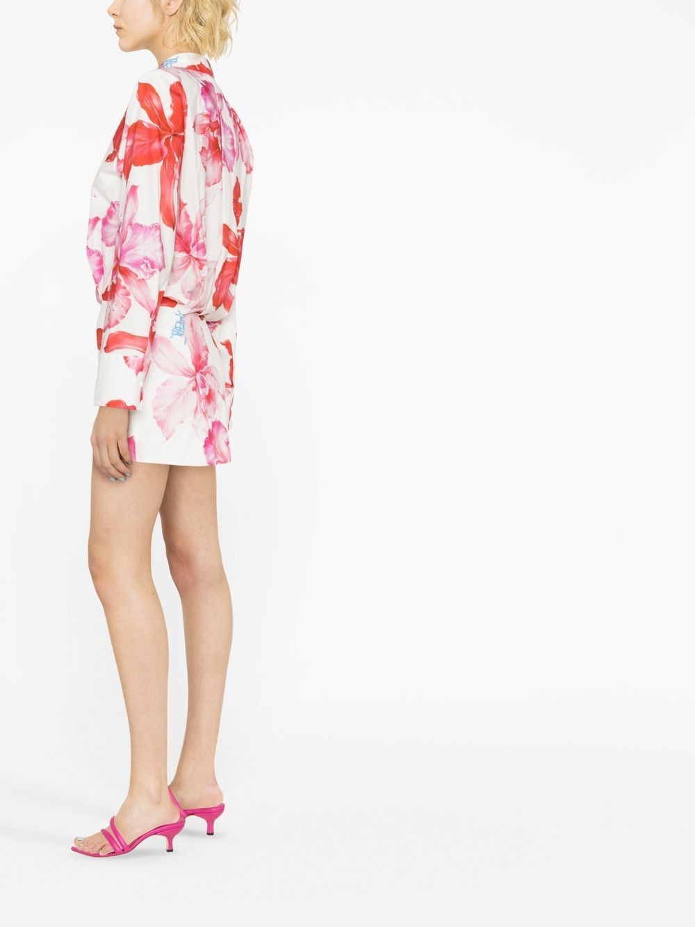 Margot floral-print minidress - 4