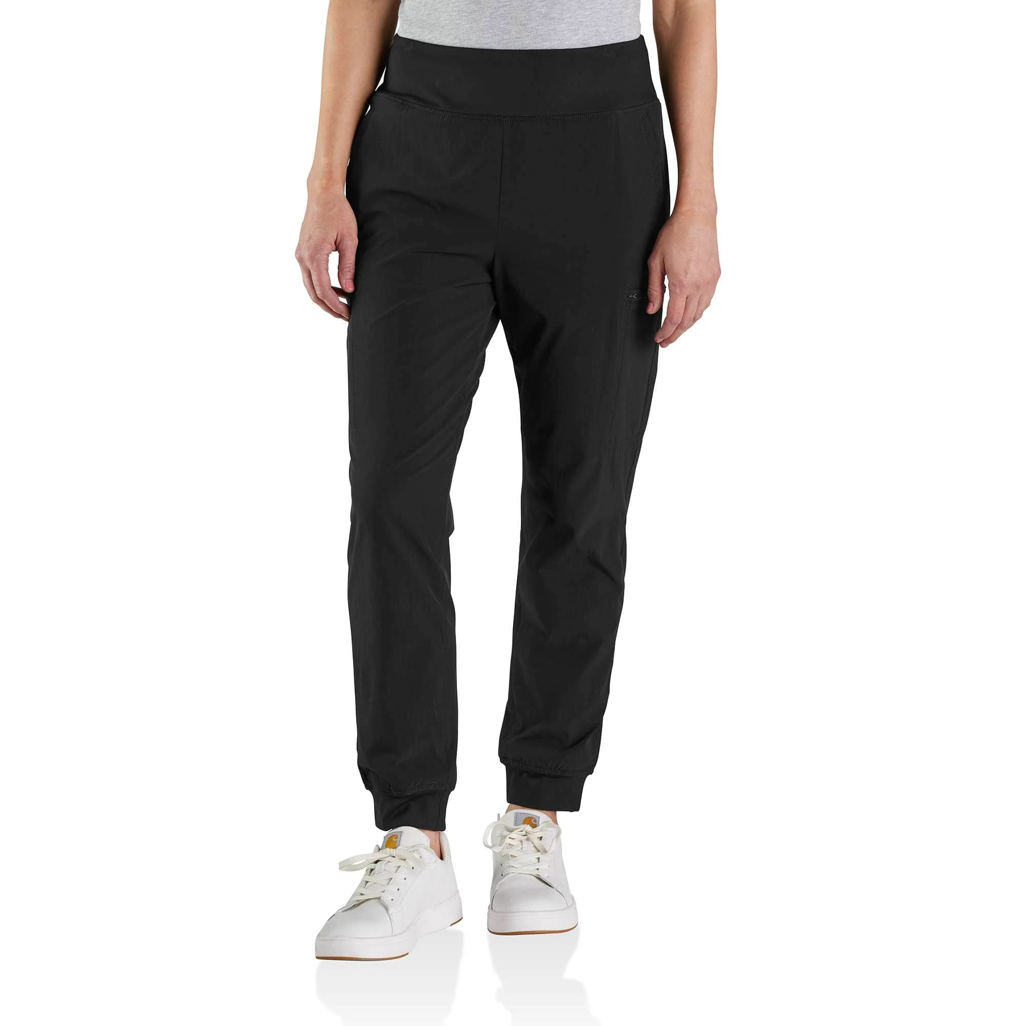 Women's Carhartt Force® Relaxed Fit Fleece Lined Jogger - 1