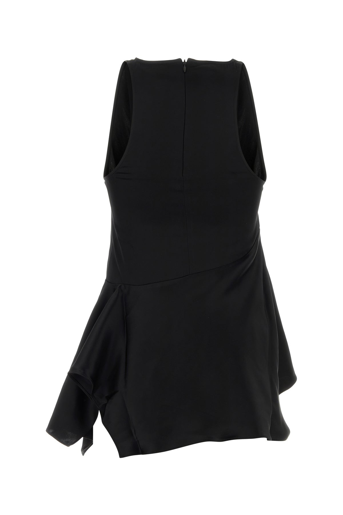 Black satin top - 2