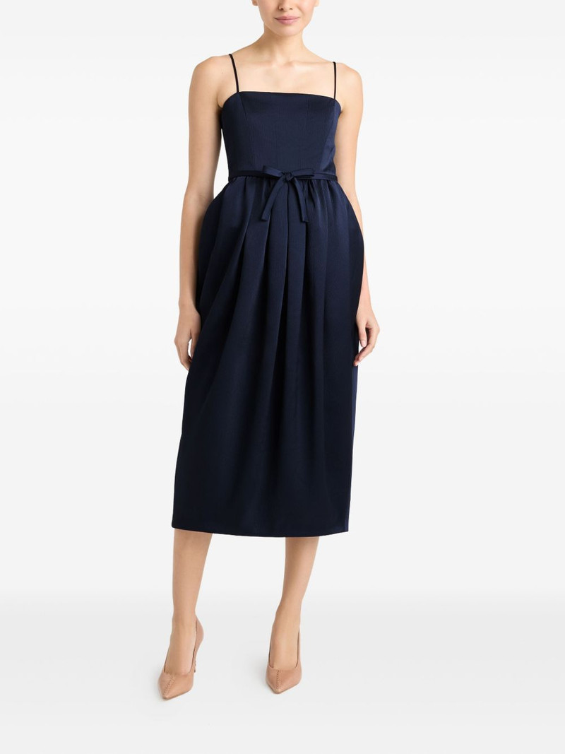 Cinq à Sept bow square neck soline dress outlook