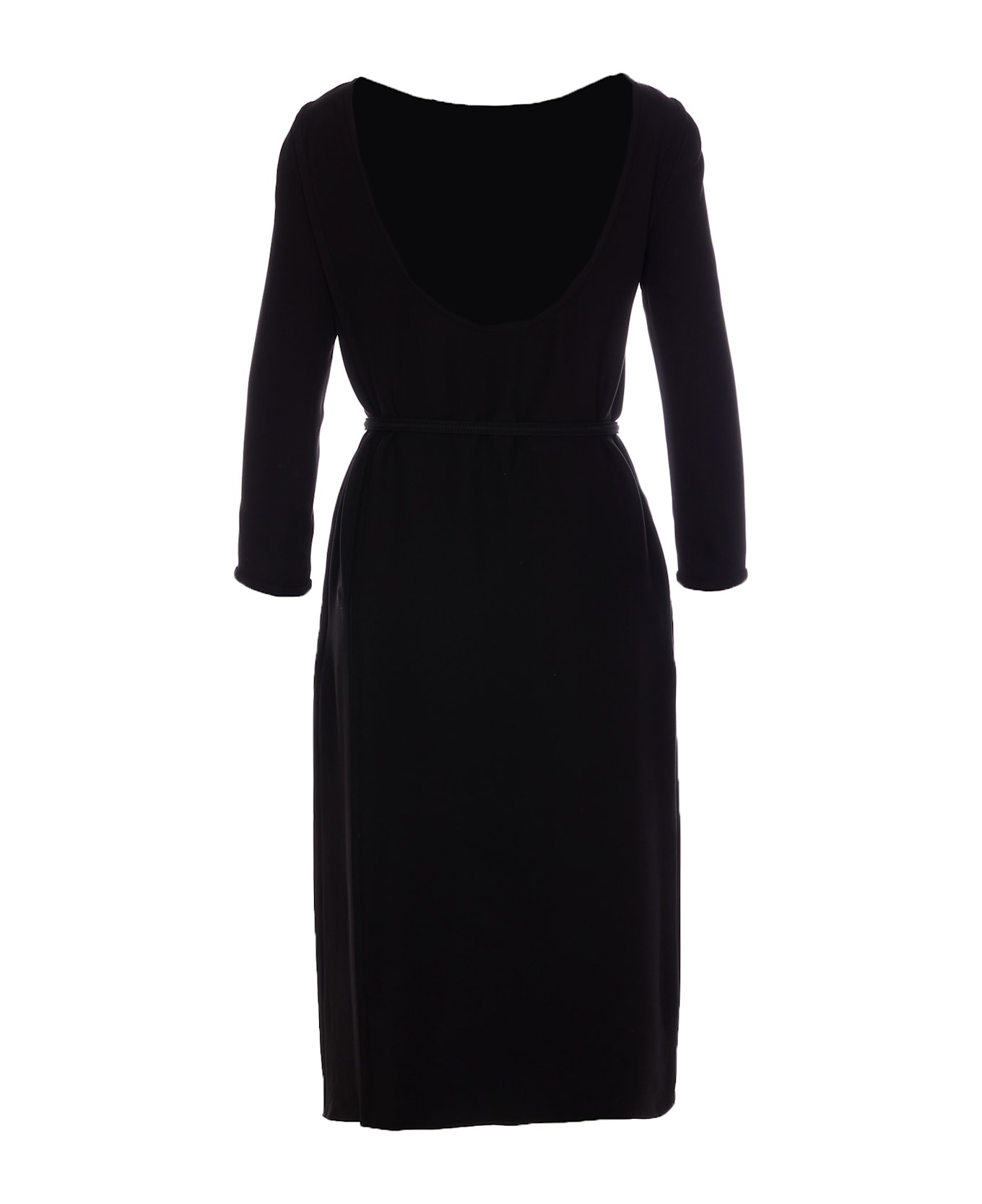 Silk Cady Mid-lenght Dress - 2