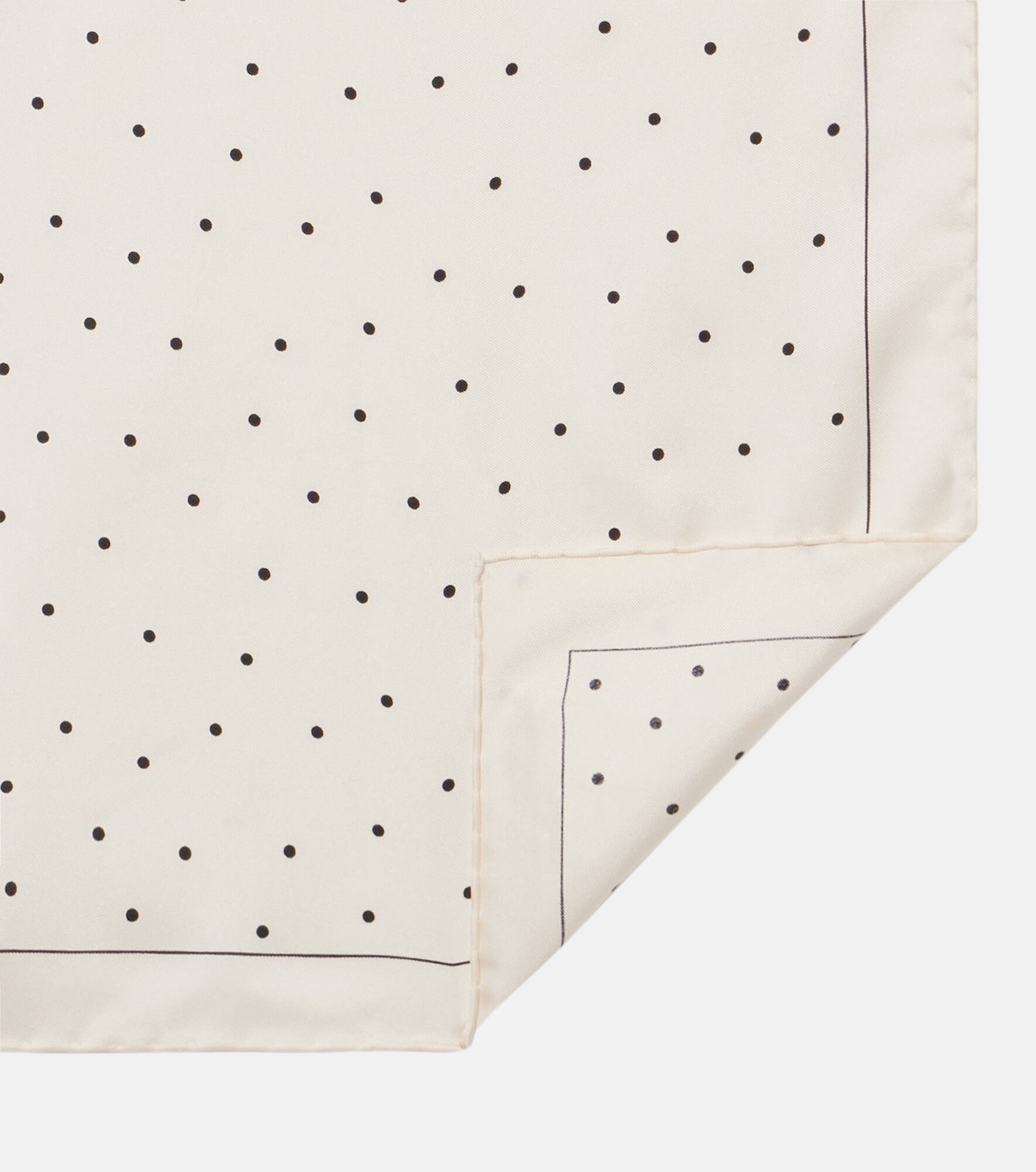 Polka-dot silk scarf - 4