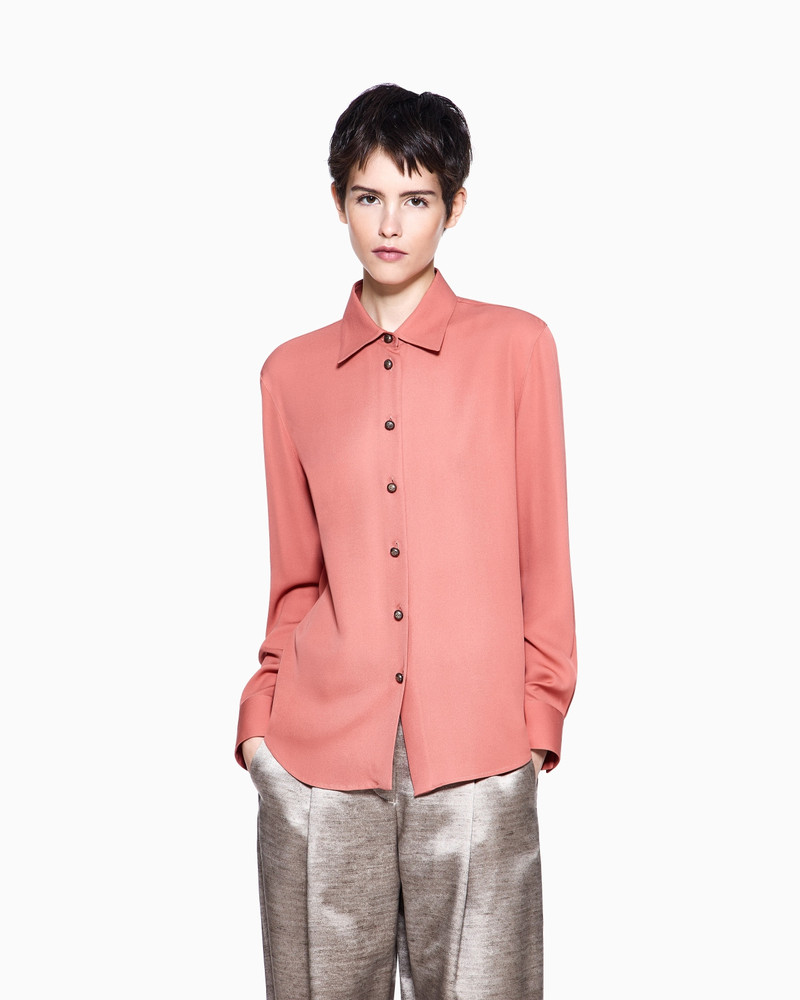 GIORGIO ARMANI TRIPLE SILK GEORGETTE SHIRT outlook