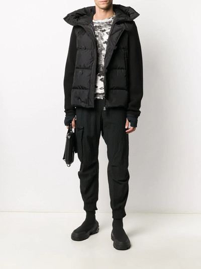 Moncler Grenoble panelled padded jacket outlook