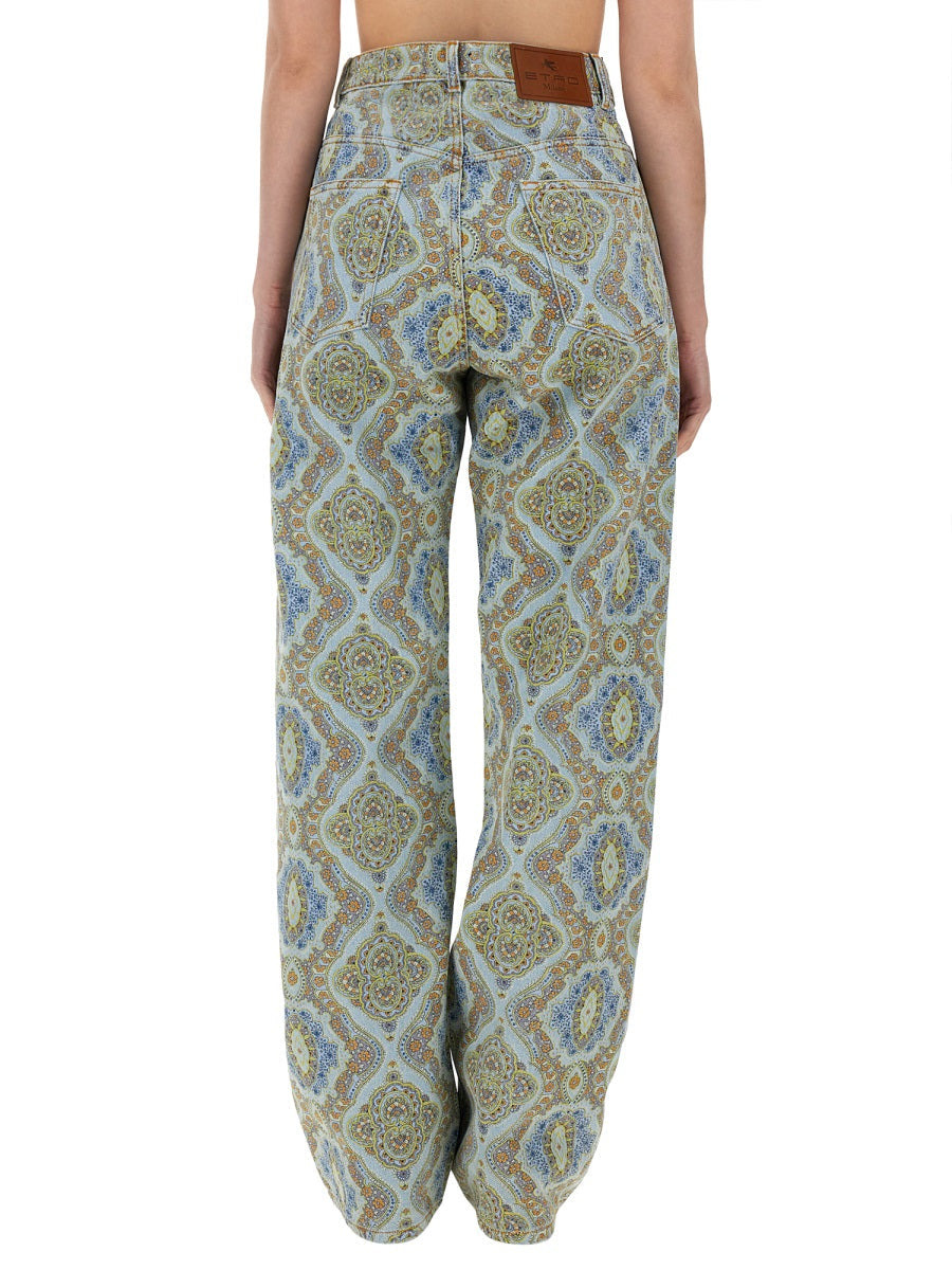 Etro Women Jeans Con Stampa Paisley - 4