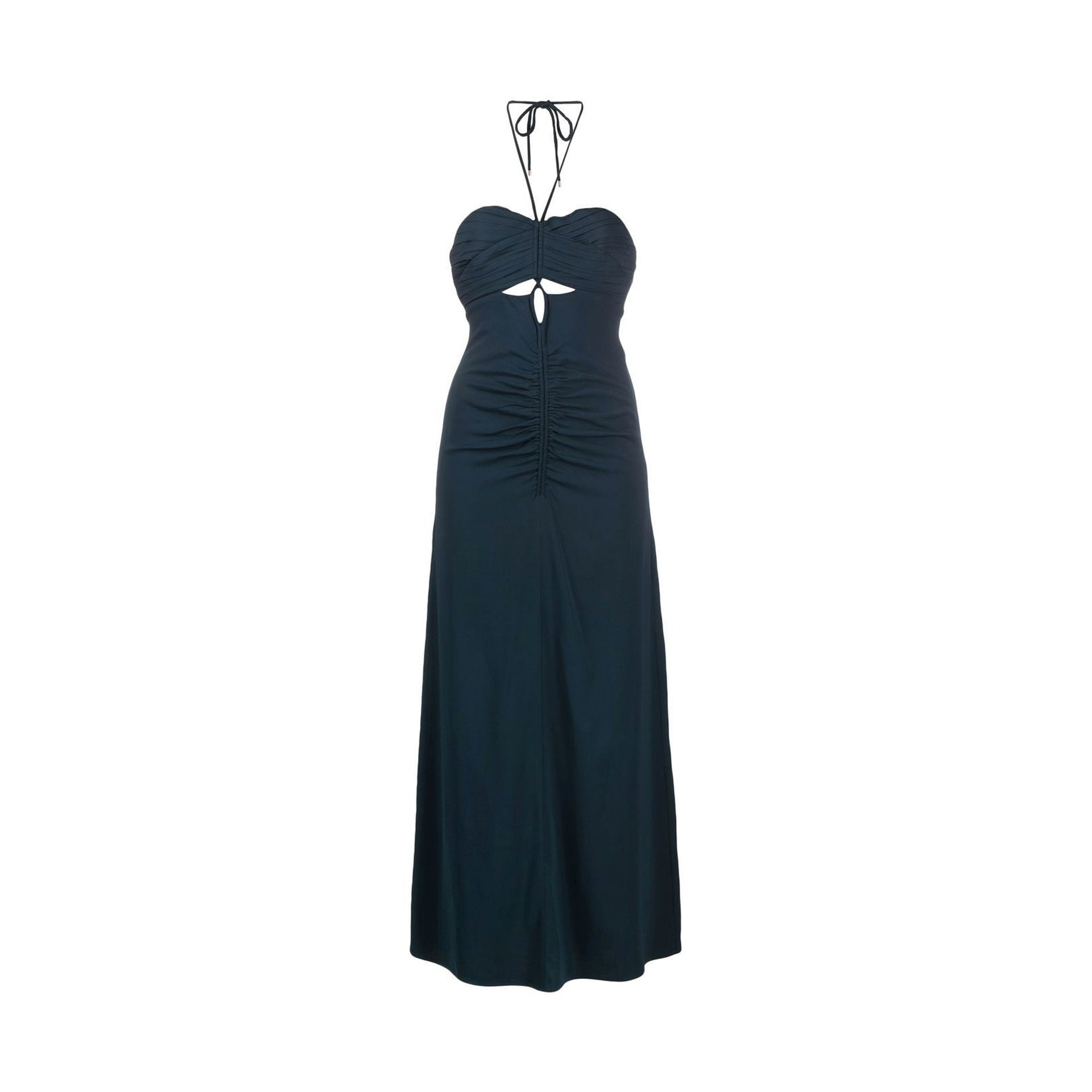 Self-Portrait Cut-Out Ruched Maxi Dress Women - 4