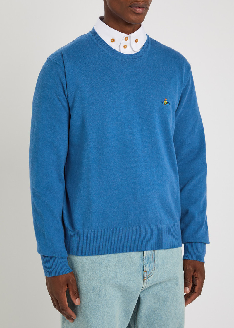 Vivienne Westwood Vivienne Westwood Alex Logo Wool and Cashmere-blend Jumper outlook