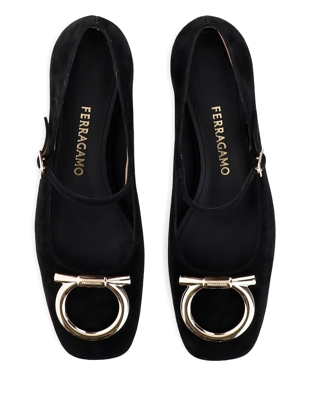 suede Mary Jane ballet flats - 4