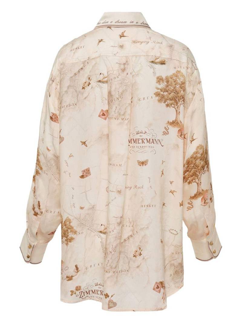 Zimmermann map-print shirt outlook