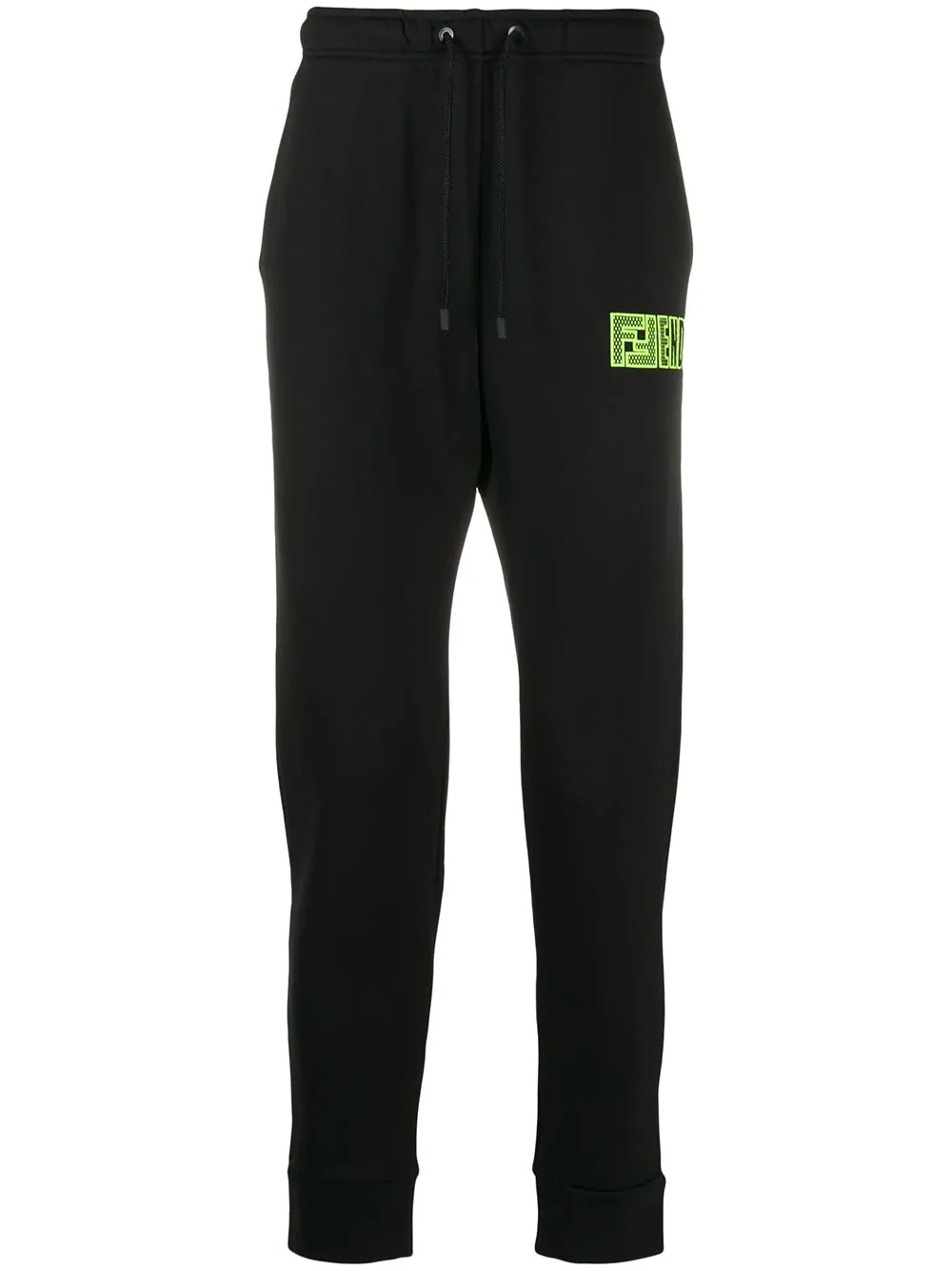 logo patch track pants - 1