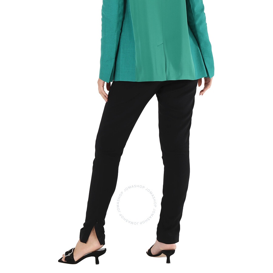 Burberry Ladies Black Zip Detail Jodhpur Leggings - 6