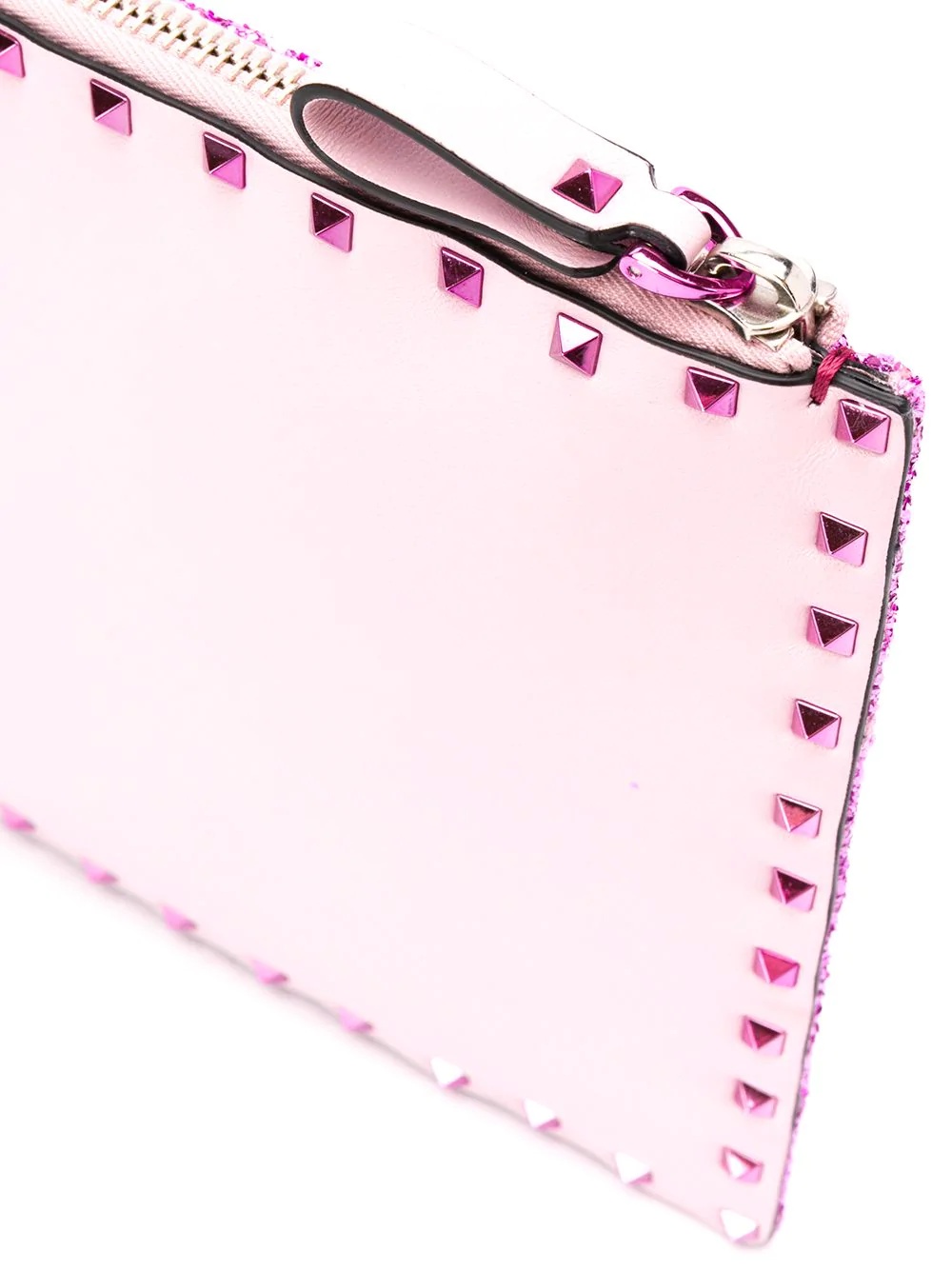 quilted Rockstud clutch - 4