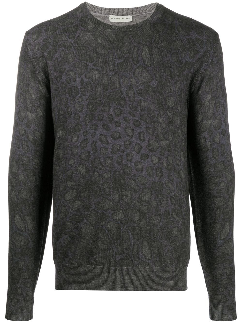 leopard-pattern jumper - 1