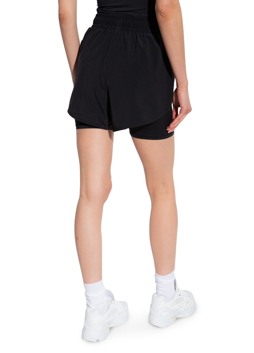 Two-layered shorts with logo - 4