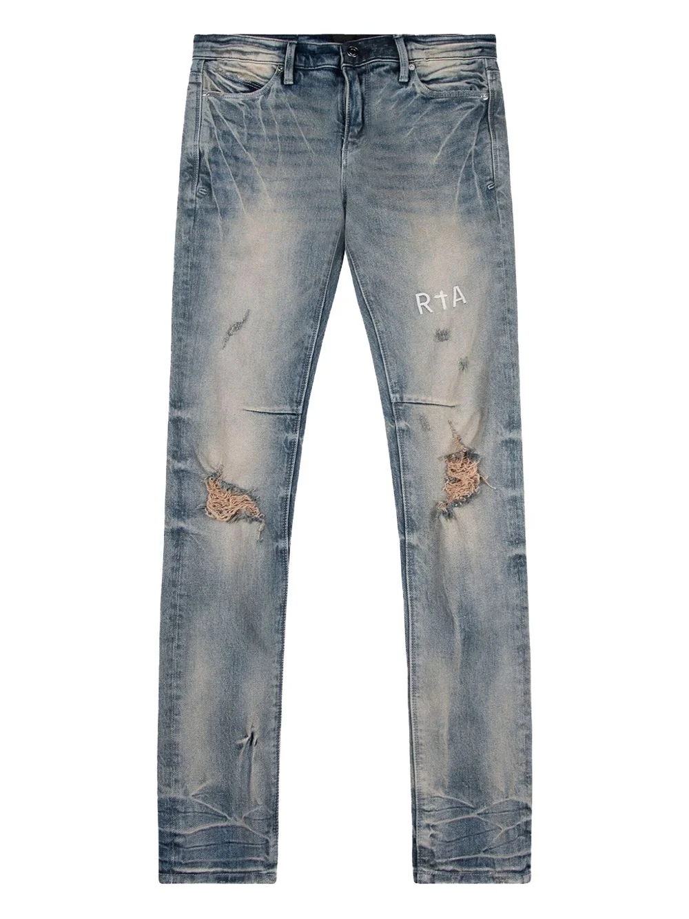 Clayton distressed bootcut jeans - 1