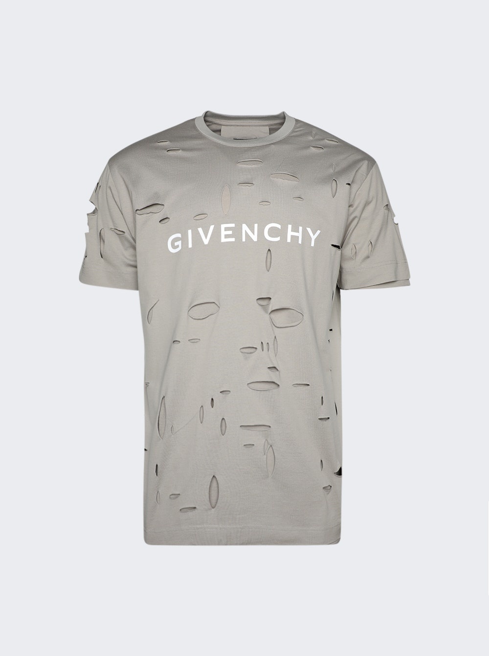 Distressed Tee Taupe - 1