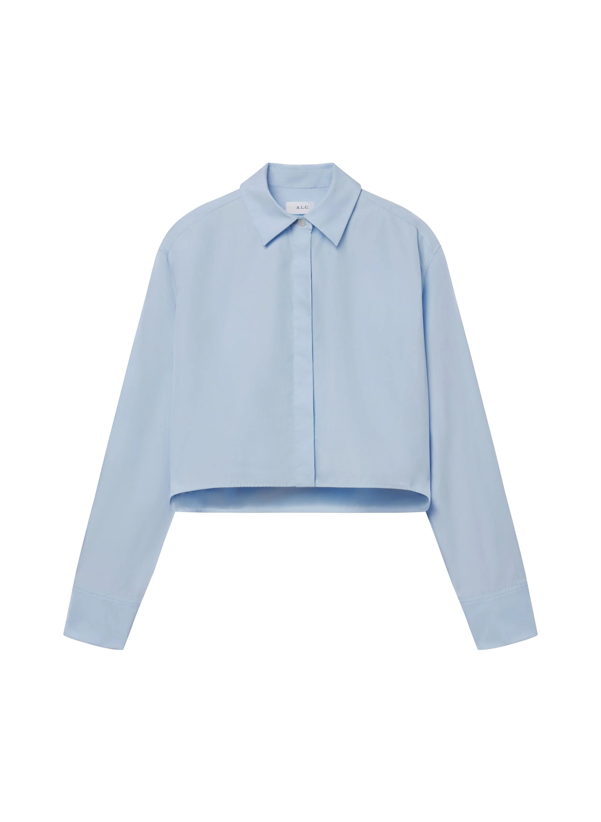 Maude Cropped Cotton Shirt - 1