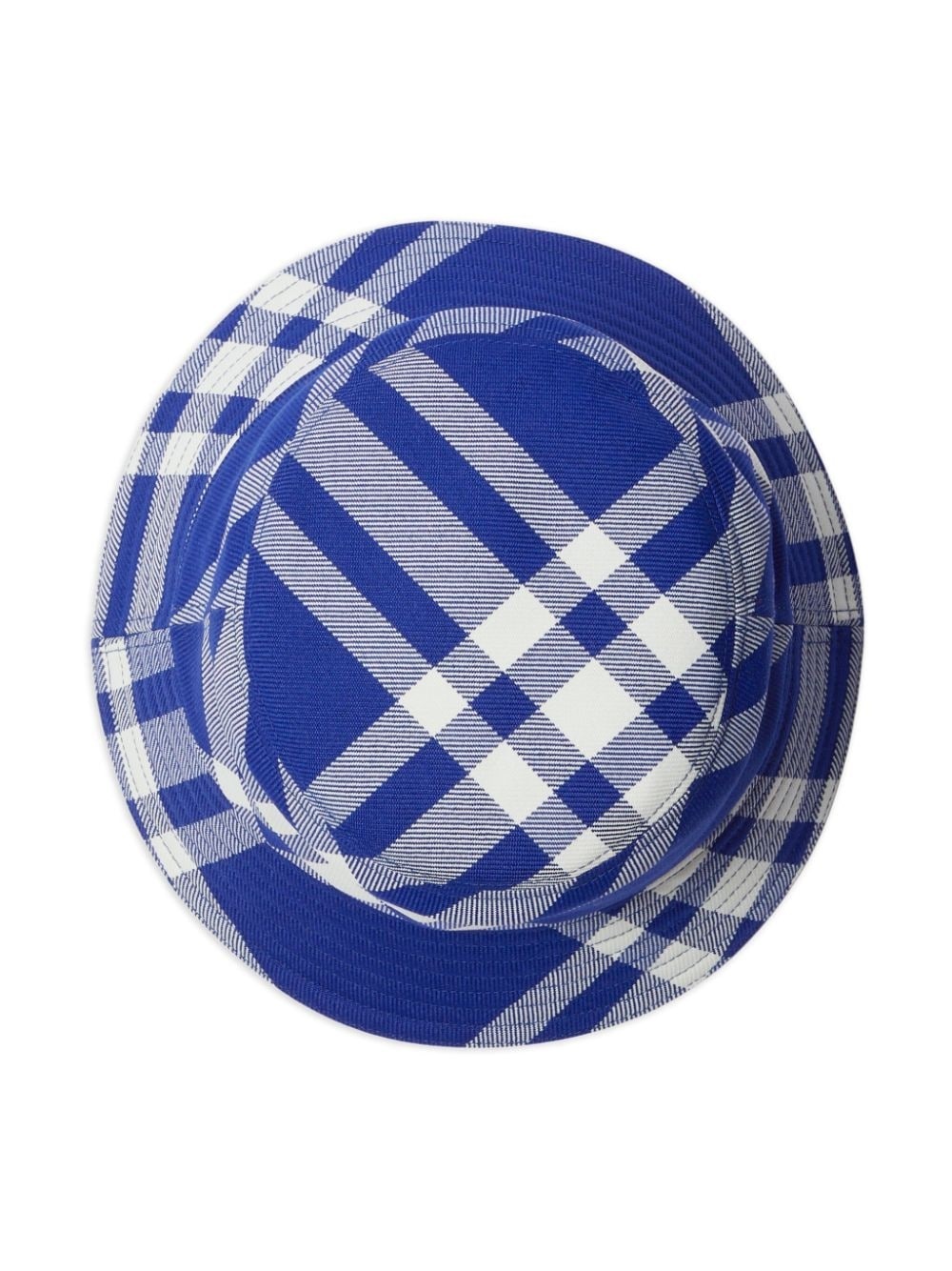 Hat with check motif - 2