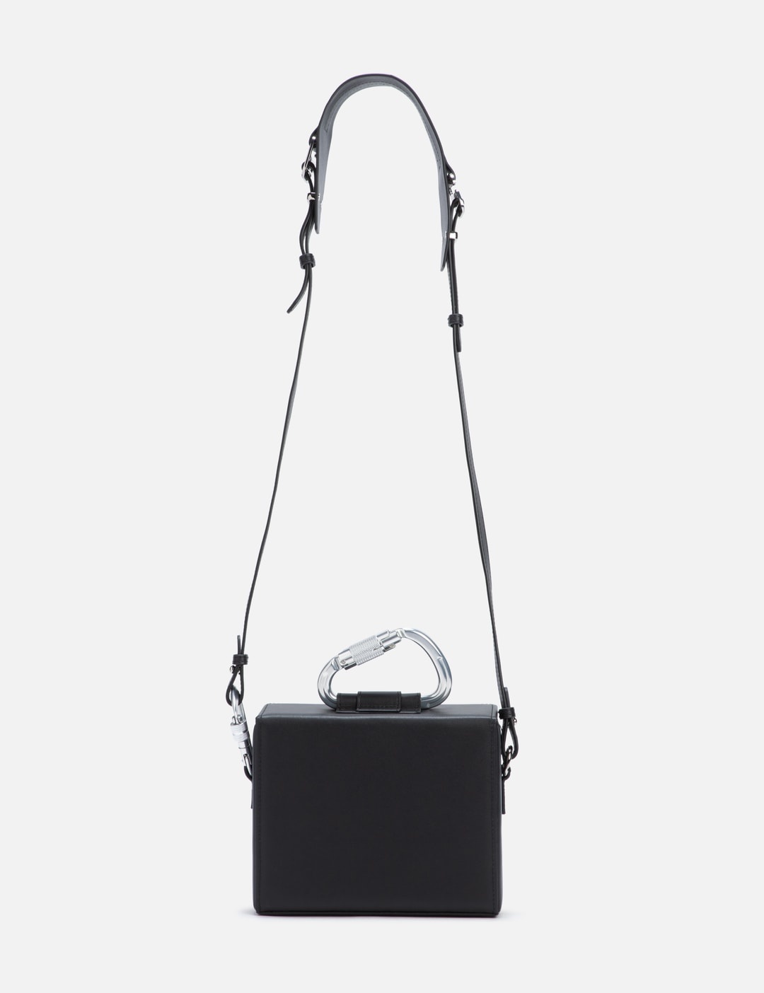 LEATHER CARABINER BOX BAG - 3