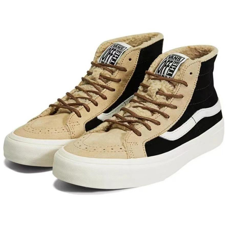 Vans Vans Sk8-Hi 38 Decon VR3 SF Sherpa 'Tan Black' VN0A4BX6Y3U outlook