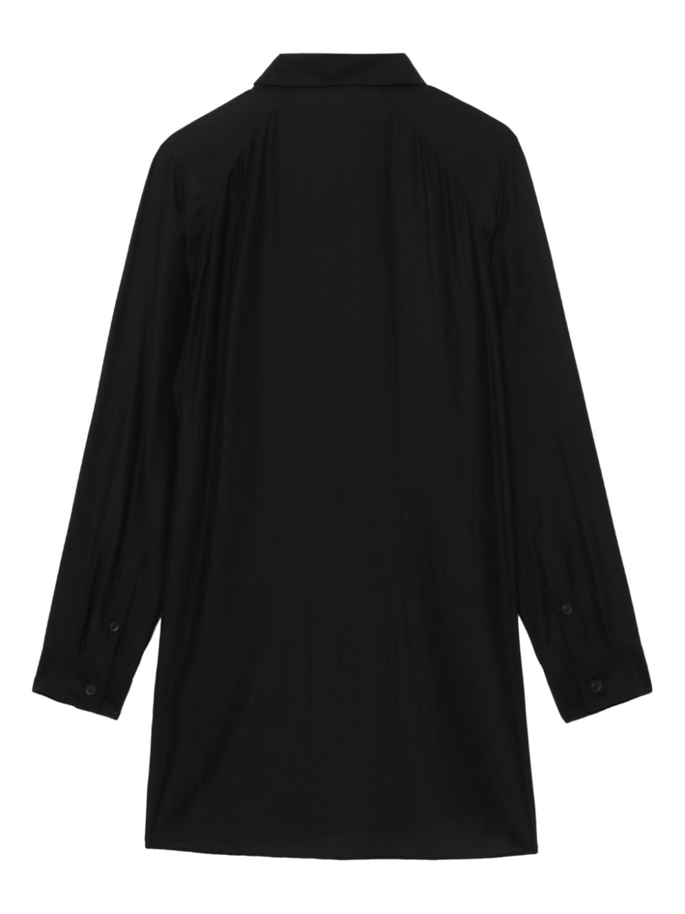 oversized silk shirt - 6