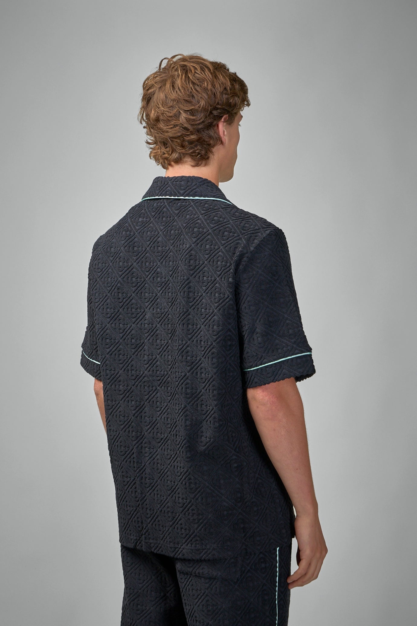 Mens Towelling Monogram Shirt - 3