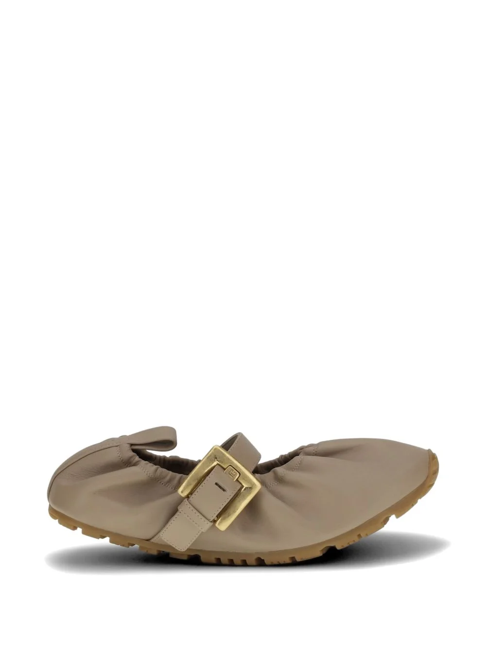 buckle-strap ballet flats - 1