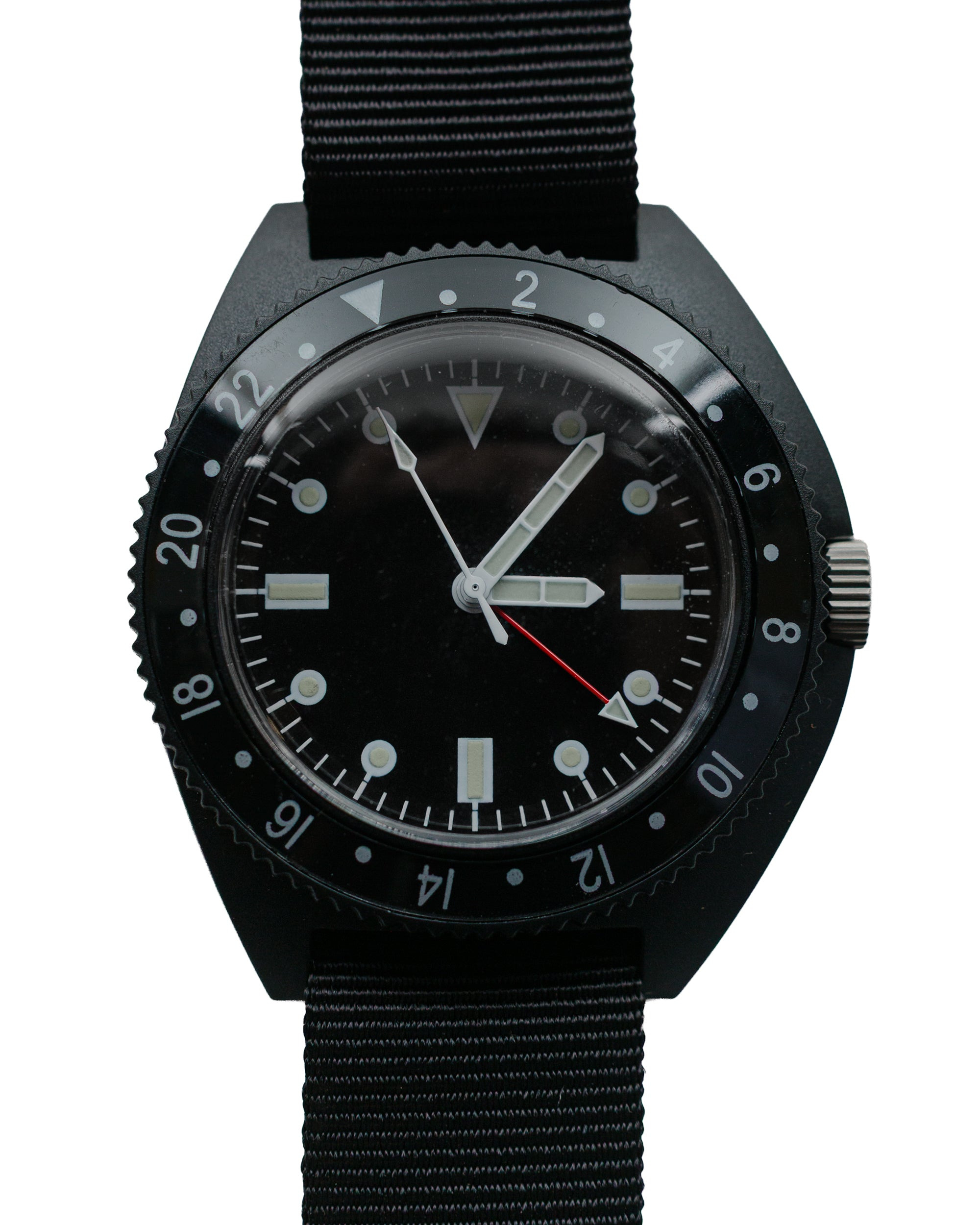 MIL Travel Watch Type-P24 Black - 2