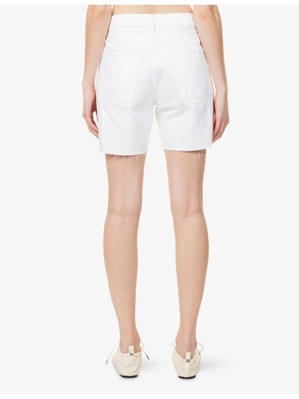 Kaia High-Rise Denim Shorts - 4