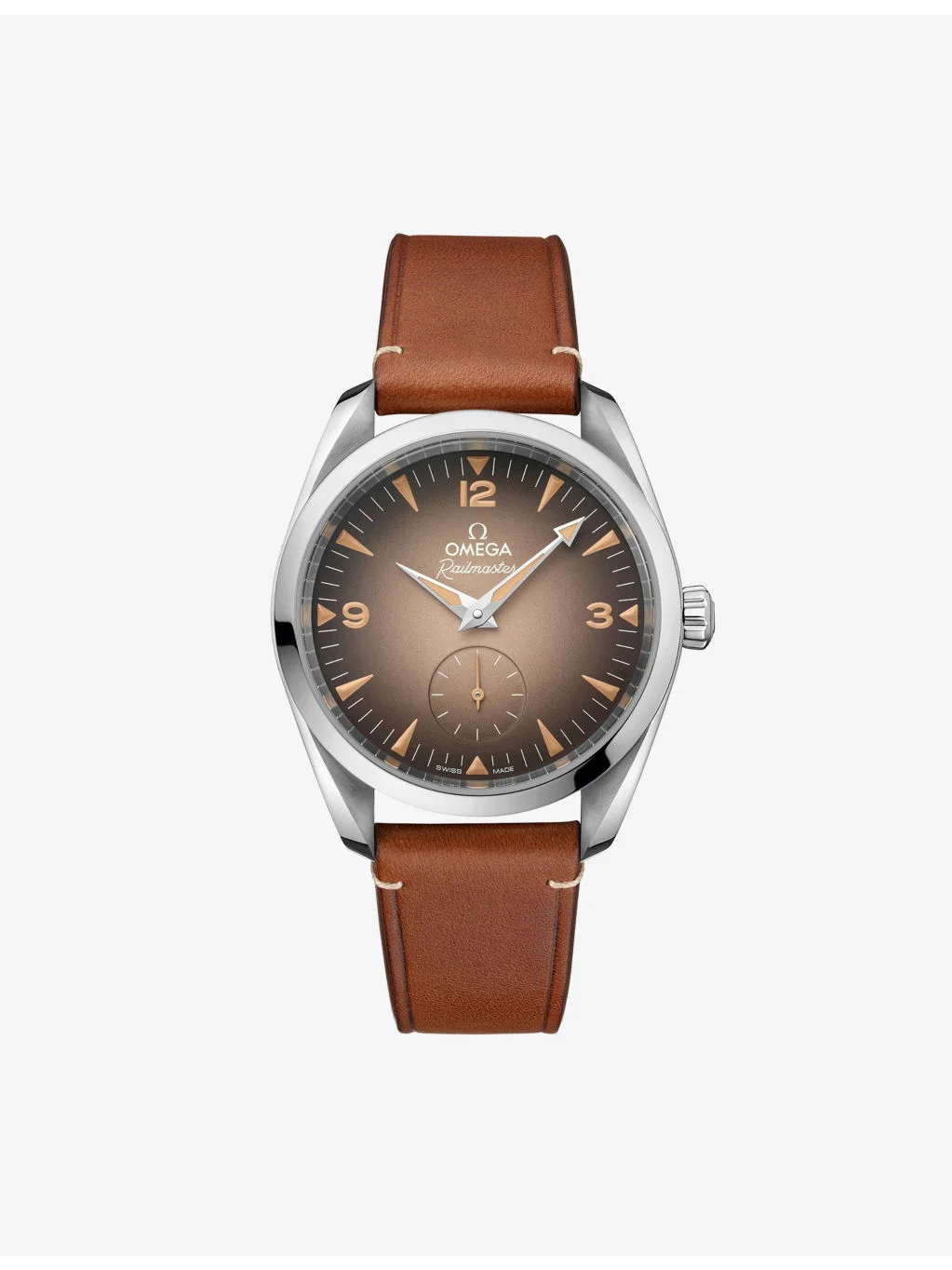 Seamaster Railmaster Stainless-Steel And Leather Automatic Watch 38mm - 1