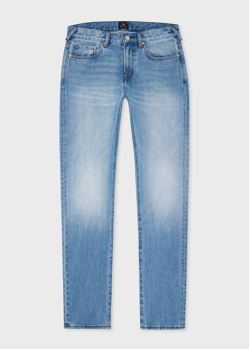 Light-Wash Denim Jeans 1