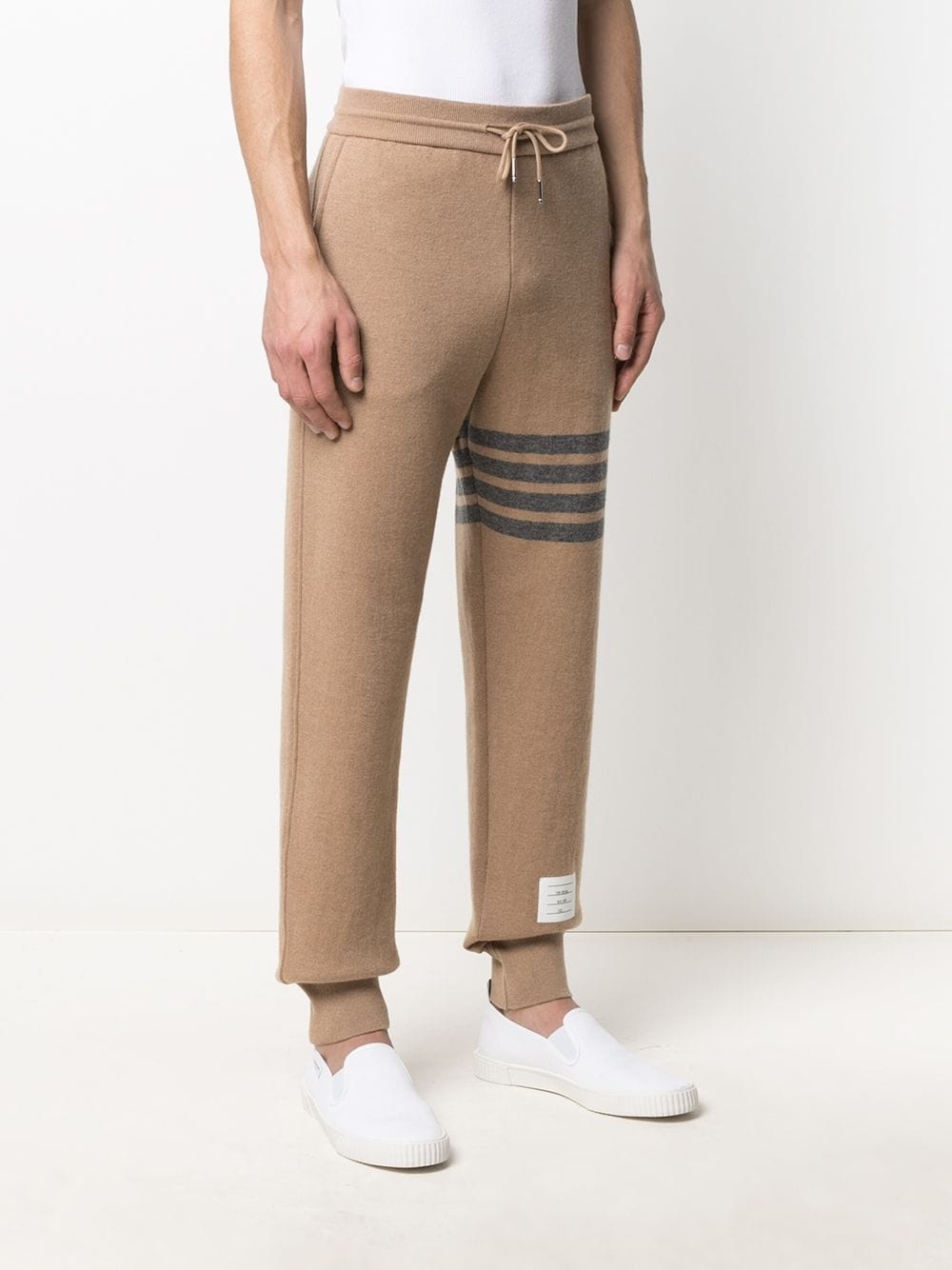 4-Bar drawstring track pants - 3