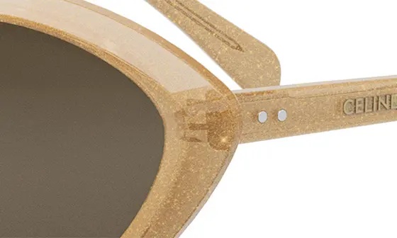 Cat Eye Sunglasses in Beige/Brown - 9