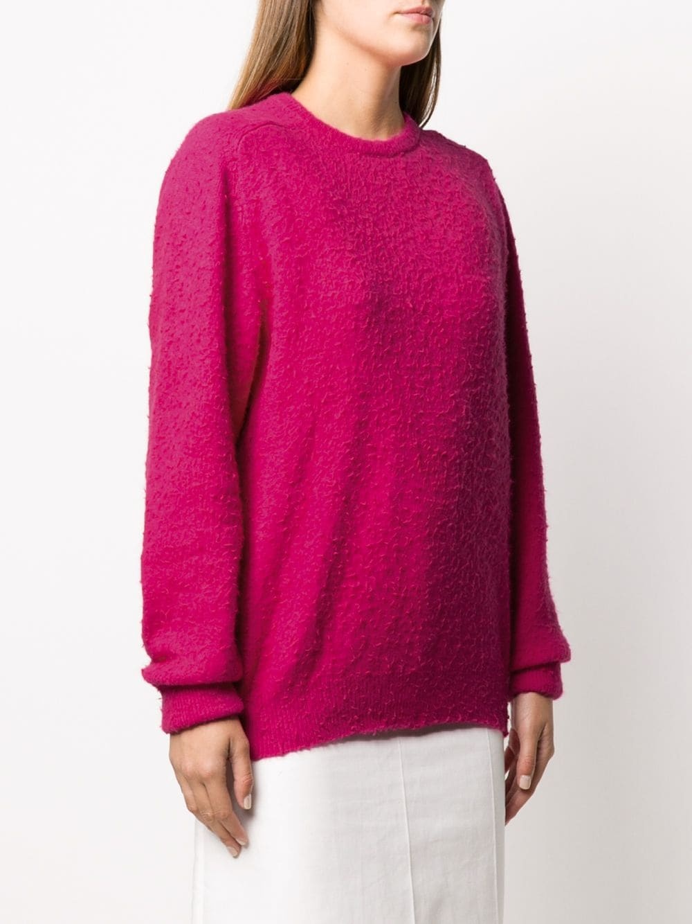 round neck oversized jumper - 3