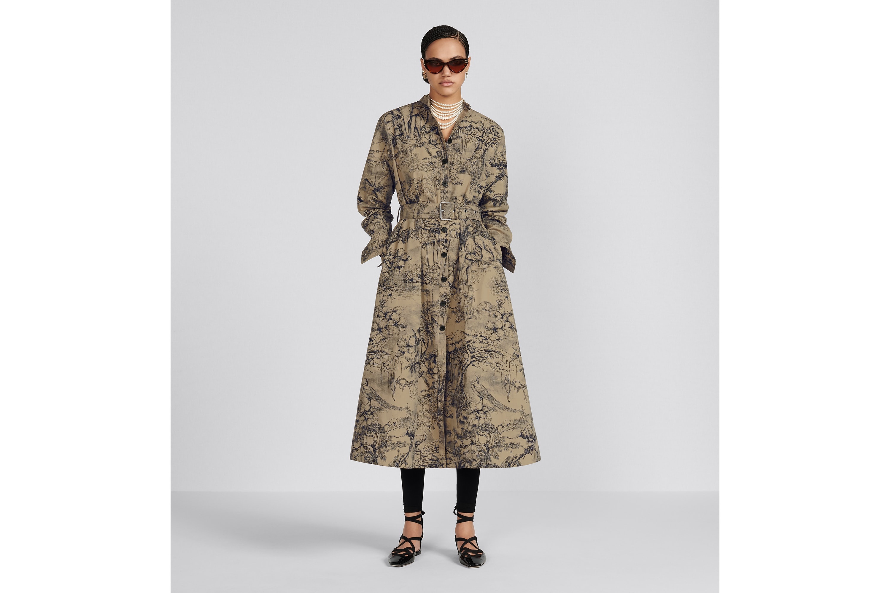 Belted Shirt Dress - 4