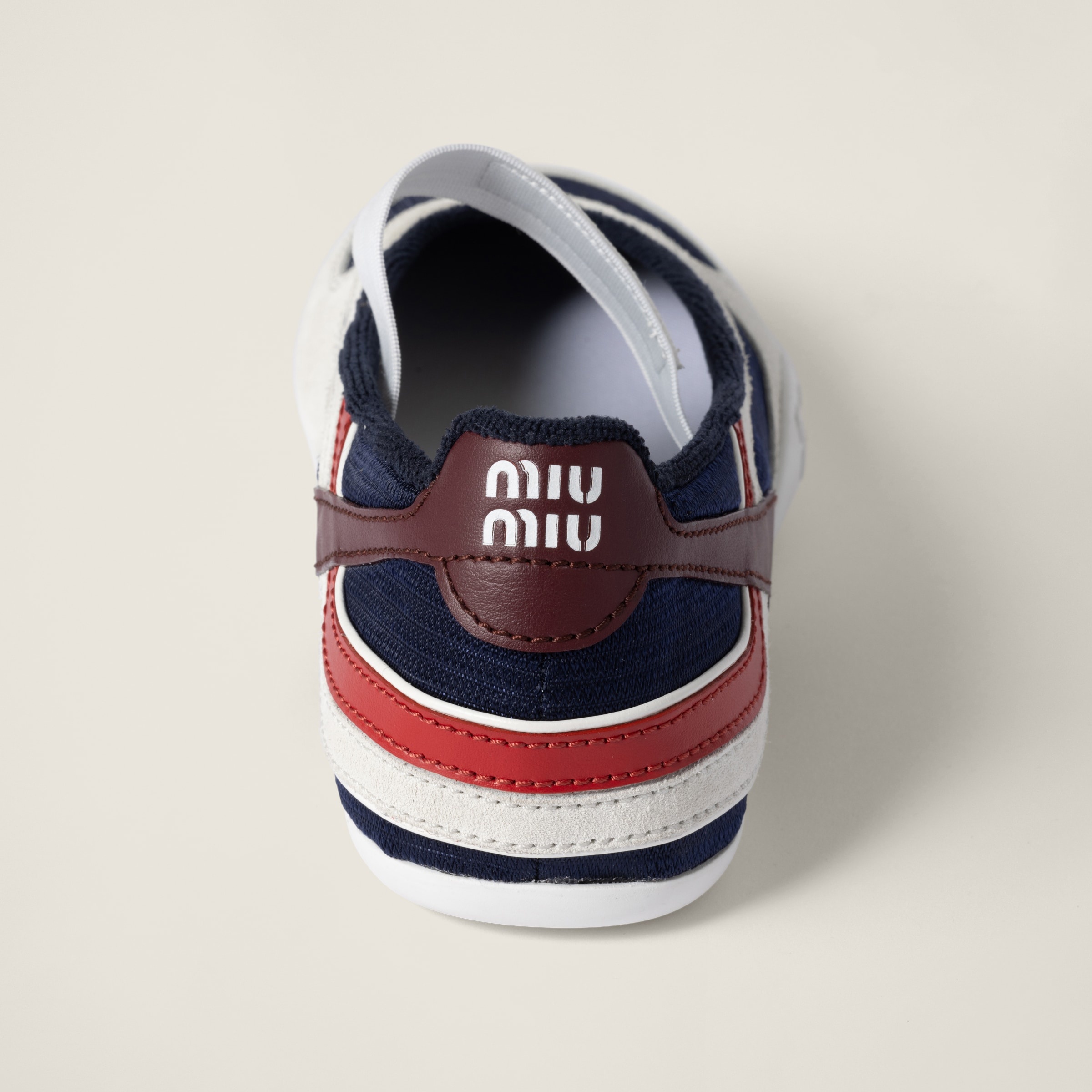 Gymnasium technical fabric and suede ballerinas - 3