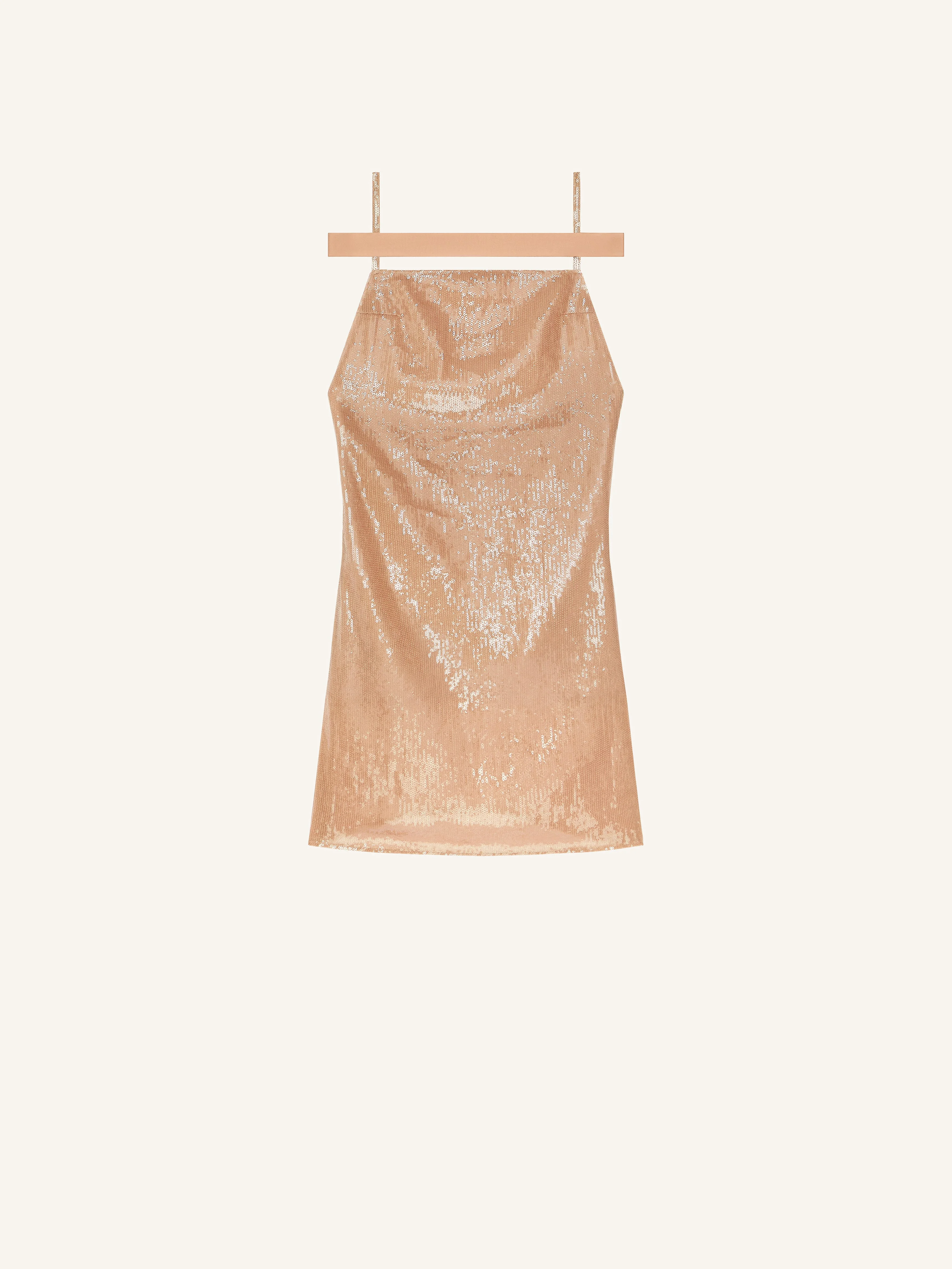 SEQUINED STRAP DRESS - 1