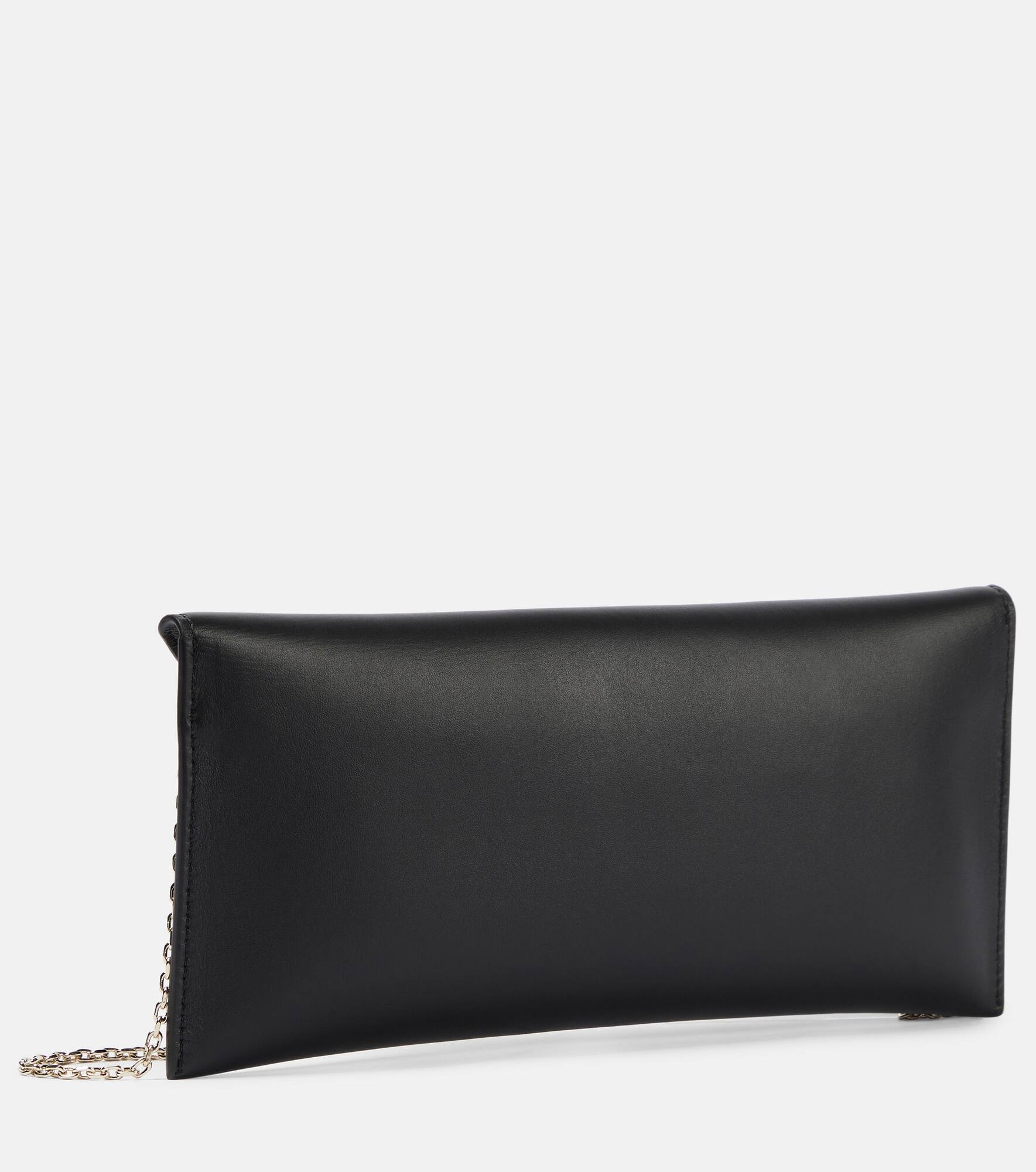 Envelope leather clutch - 4