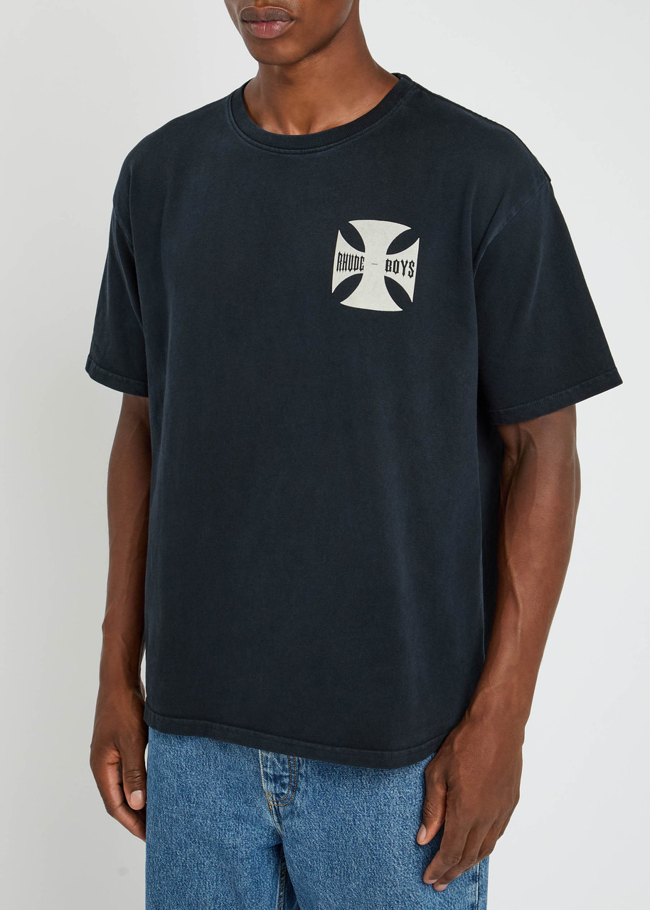 Rhude Logo Print Cotton T-shirt - 2