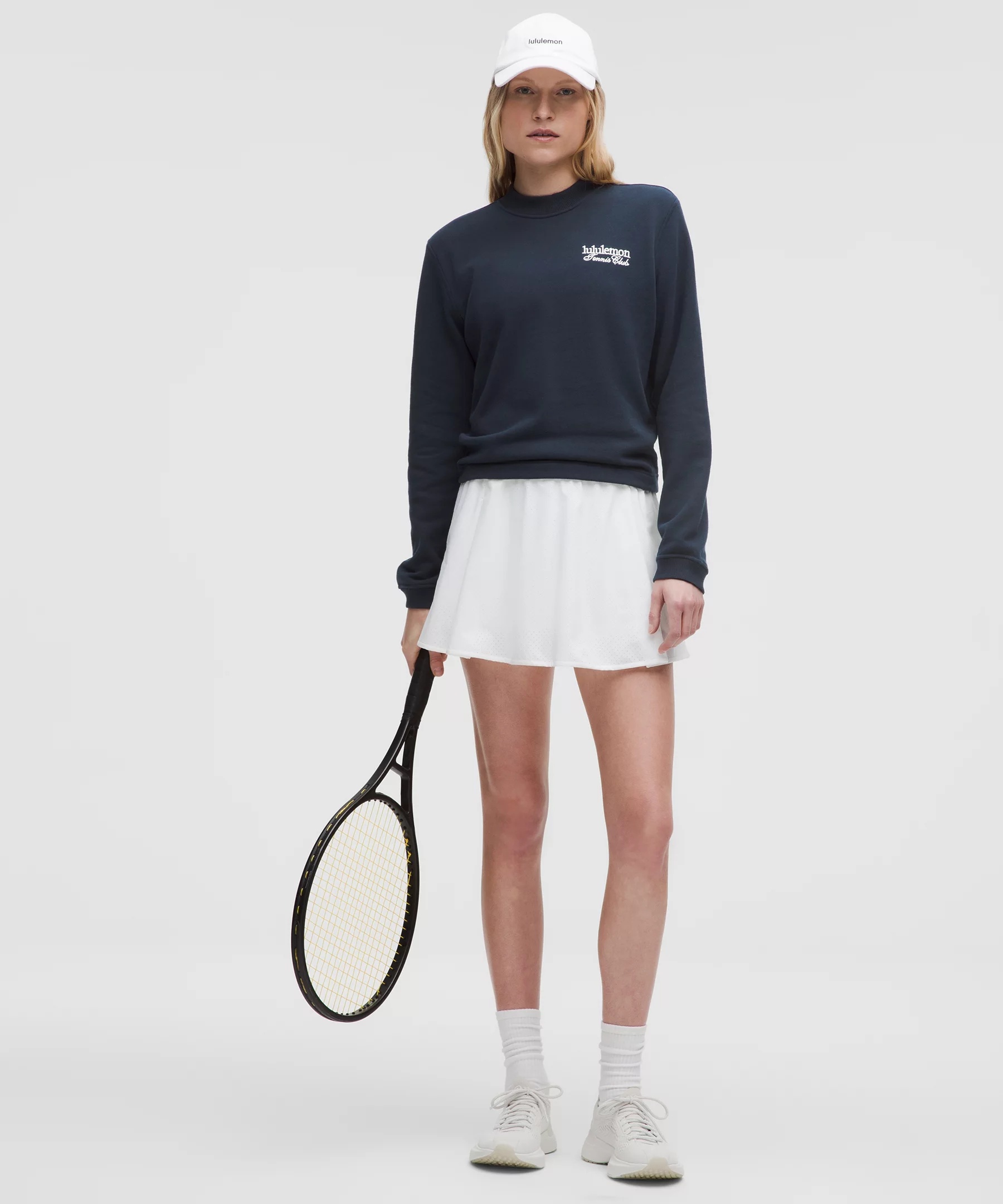 Cotton French Terry Crewneck Pullover *Tennis Club - 6
