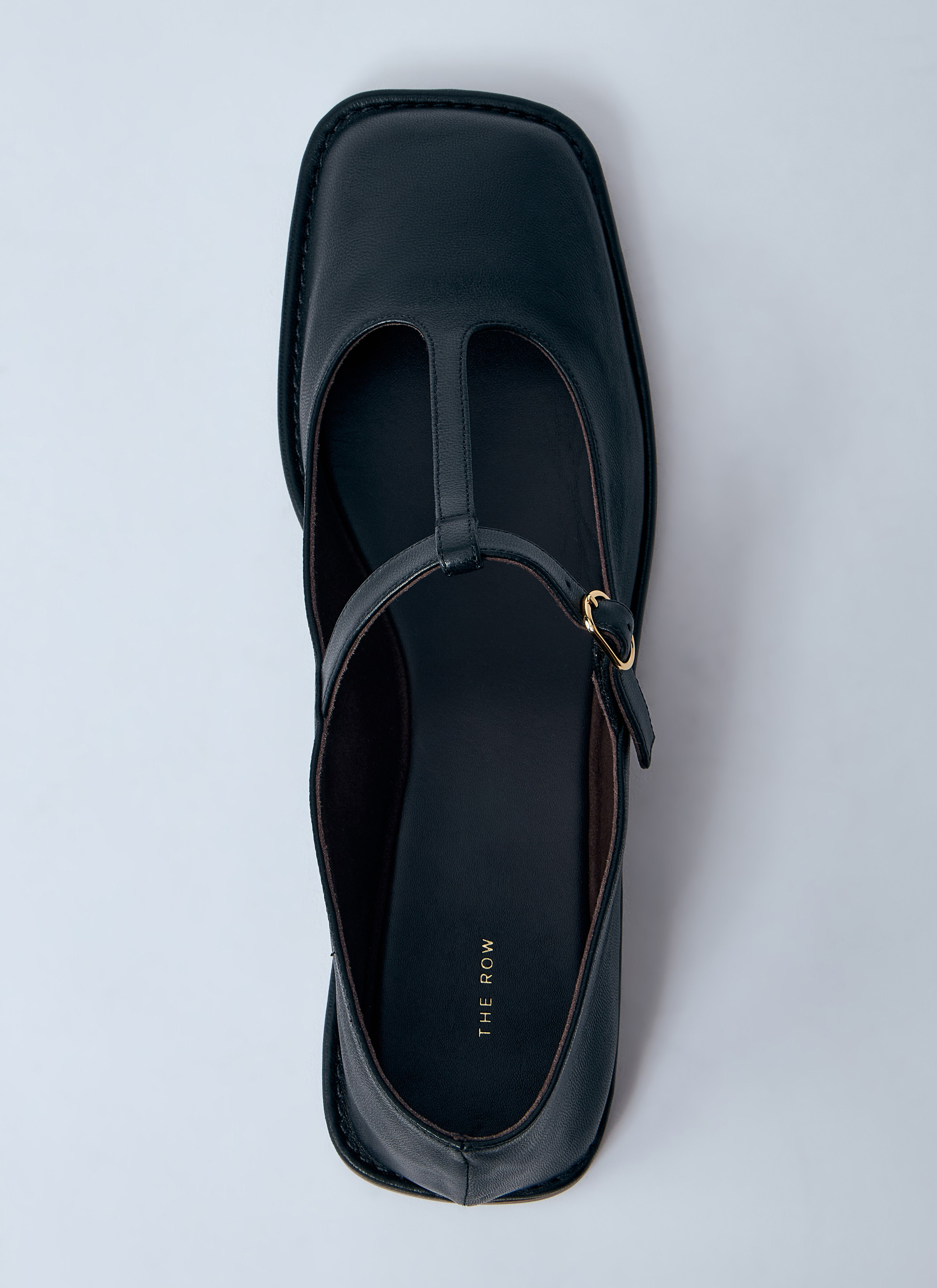Square T-Strap Flats - 6
