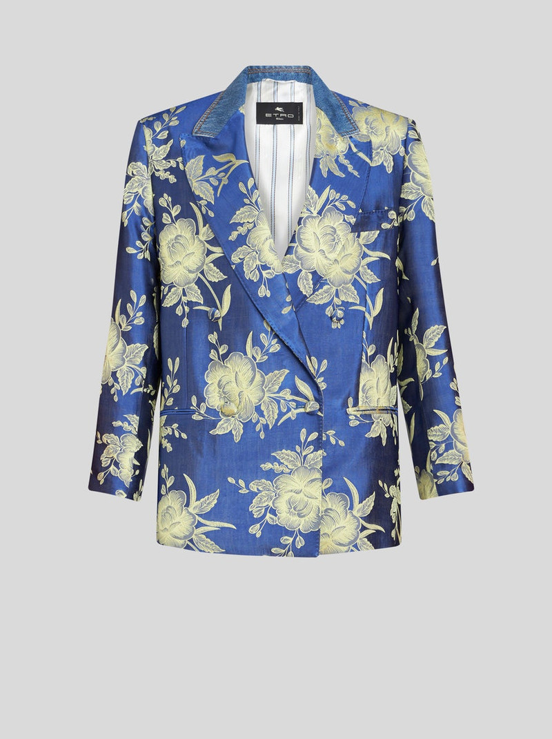 DOUBLE-BREASTED JACQUARD JACKET 1